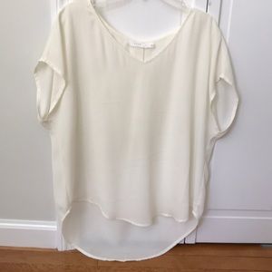 Lush cream white flowy top